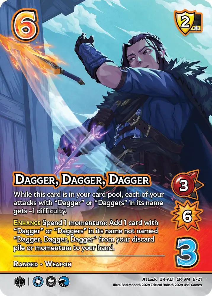 Dagger, Dagger, Dagger (Alternate Art) card front