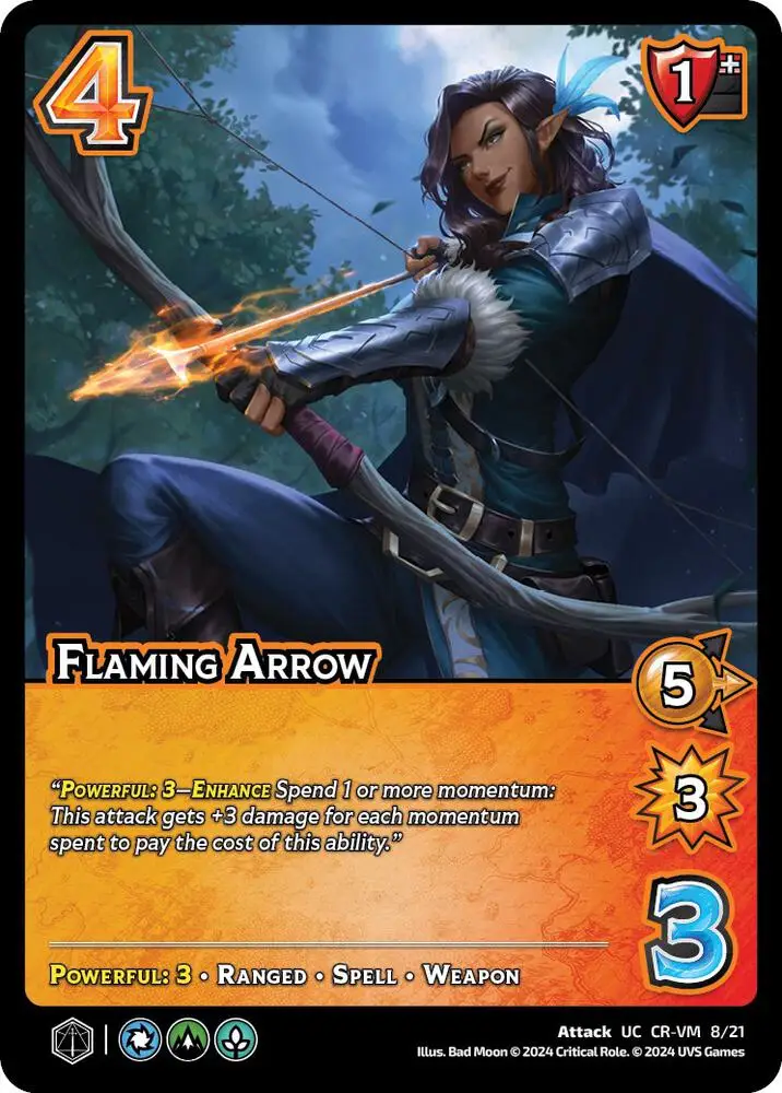Flaming Arrow card front