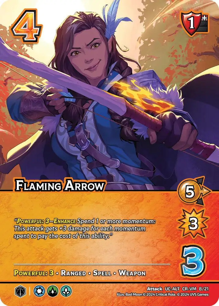 Flaming Arrow (Alternate Art) card front
