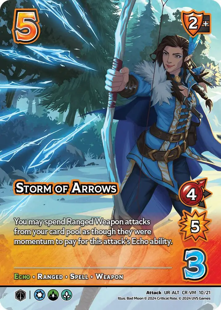 Storm of Arrows (Alternate Art) card front