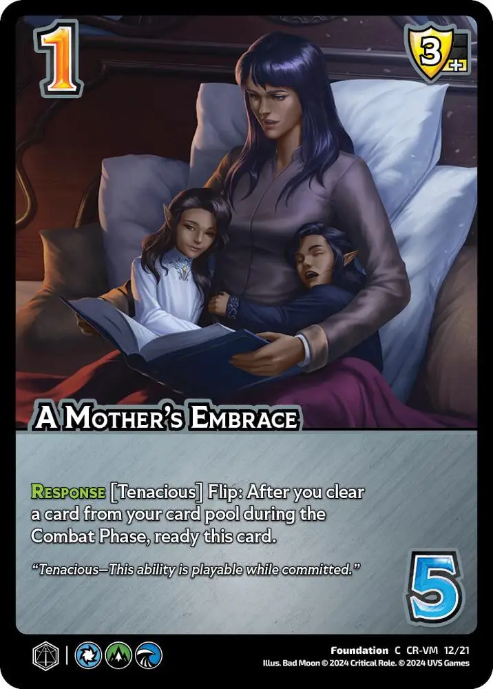 A Mother's Embrace card front