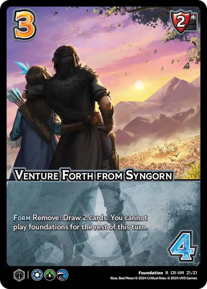 Venture Forth from Syngorn card front