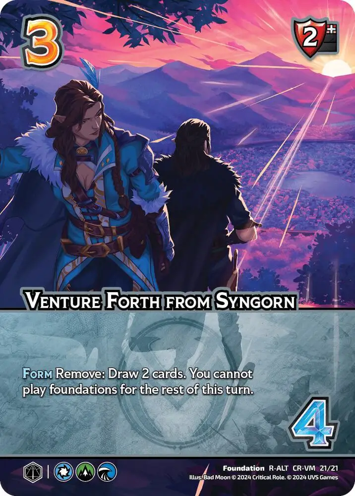 Venture Forth from Syngorn (Alternate Art) card front