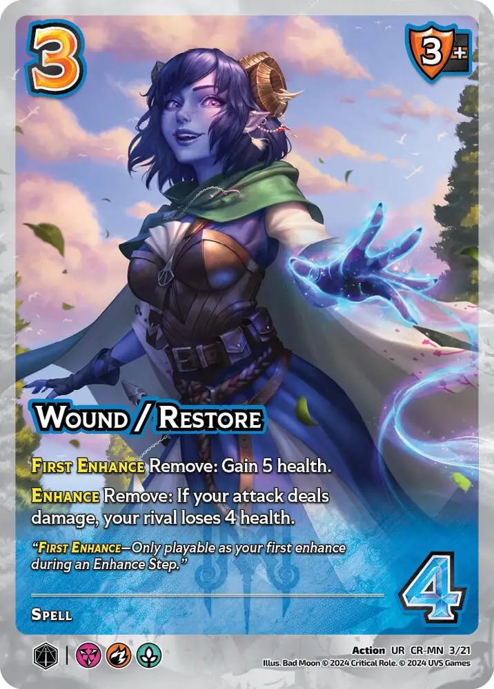 Wound / Restore card front