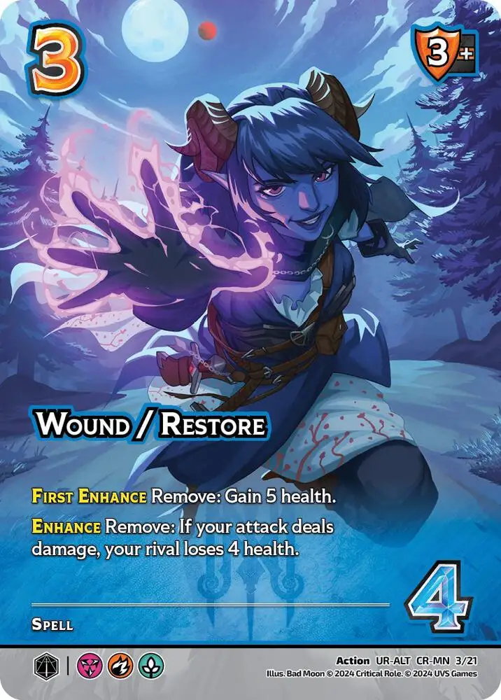 Wound / Restore (Alternate Art) card front