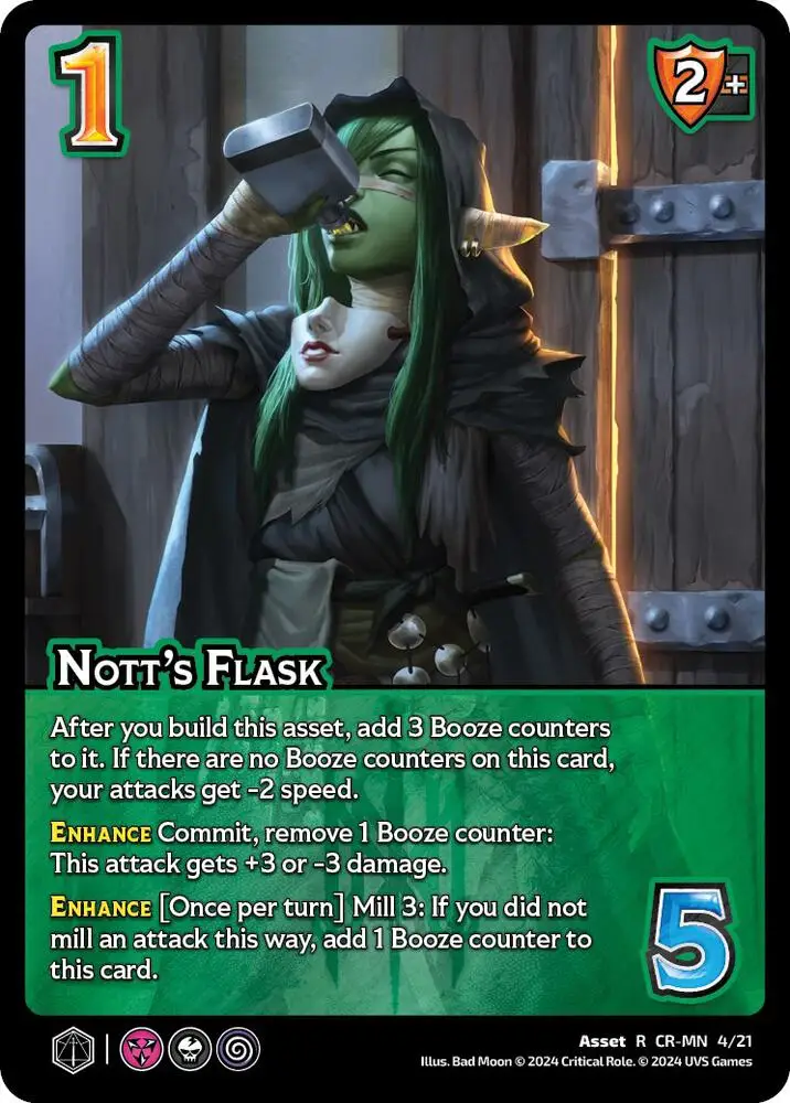 Nott's Flask card front