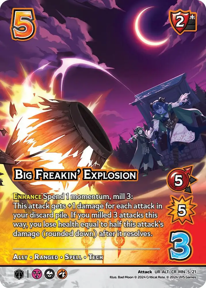 Big Freakin' Explosion (Alternate Art) card front