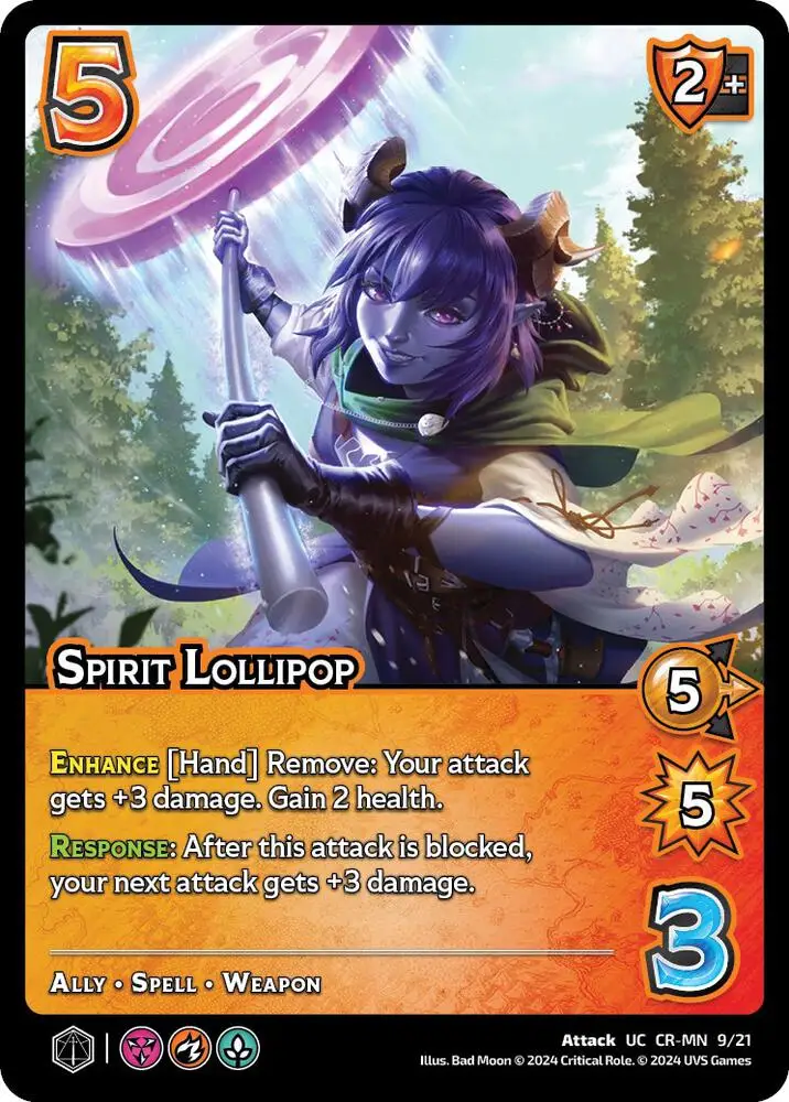 Spirit Lollipop card front