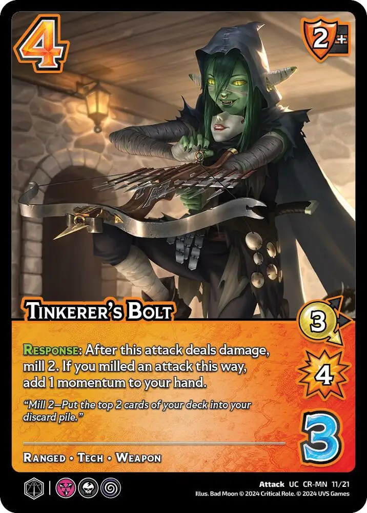 Tinkerer's Bolt card front