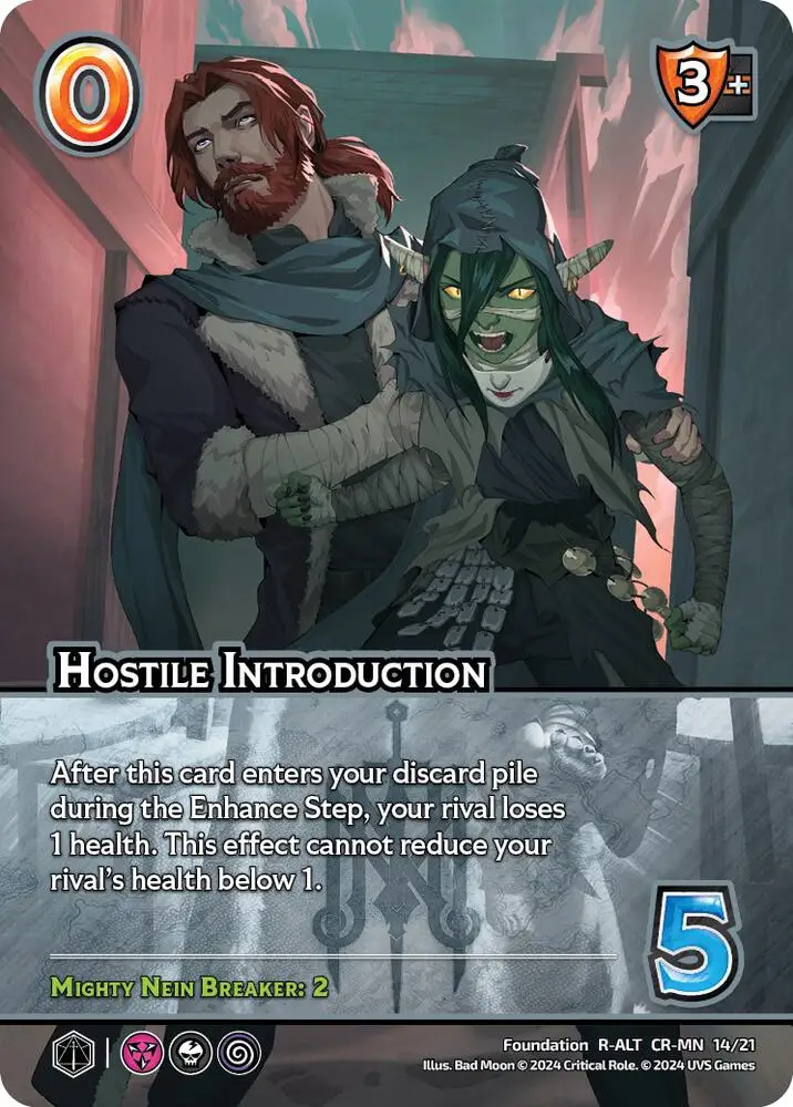Hostile Introduction (Alternate Art) card front
