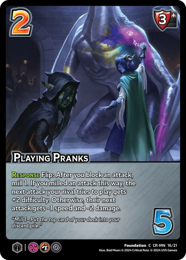 Playing Pranks card front