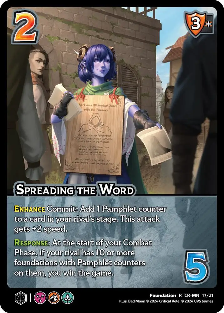Spreading the Word card front