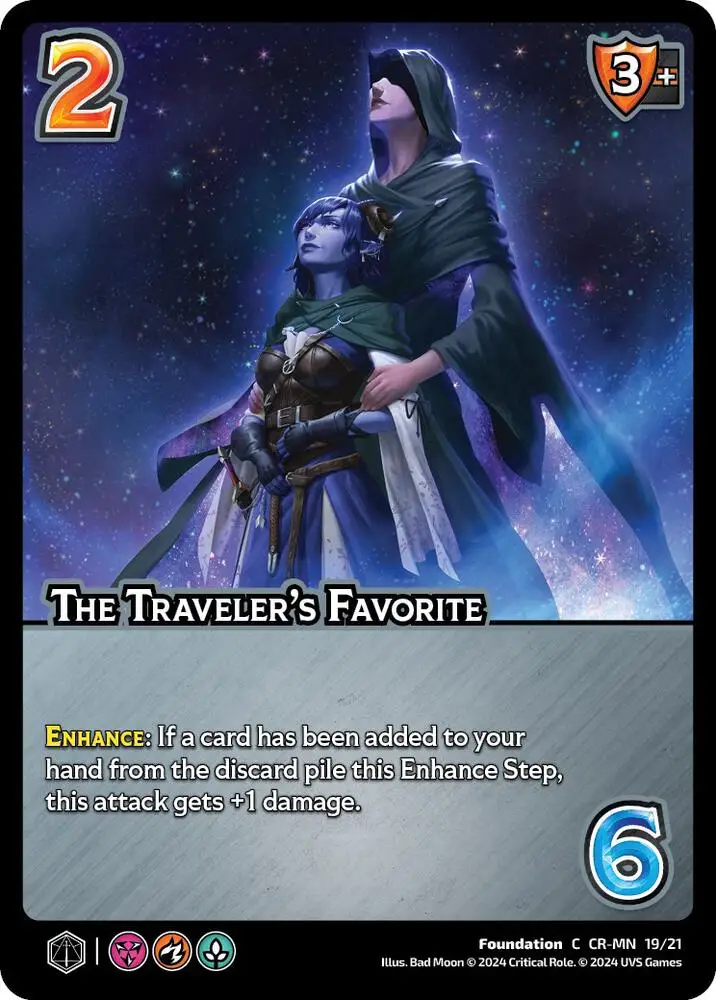 The Traveler's Favorite card front