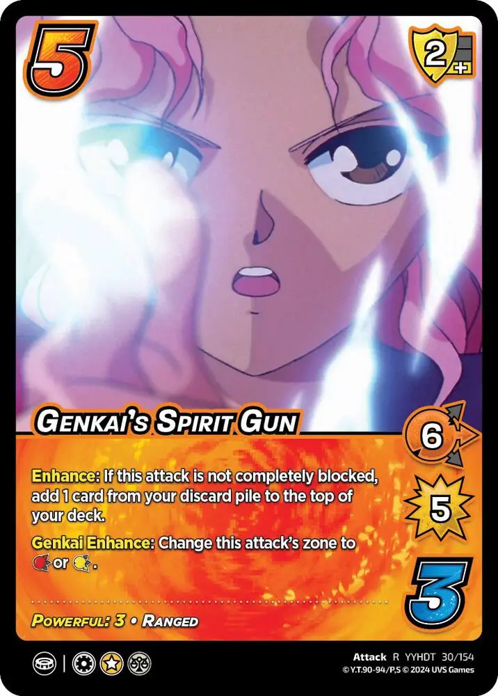 Genkai's Spirit Gun card front