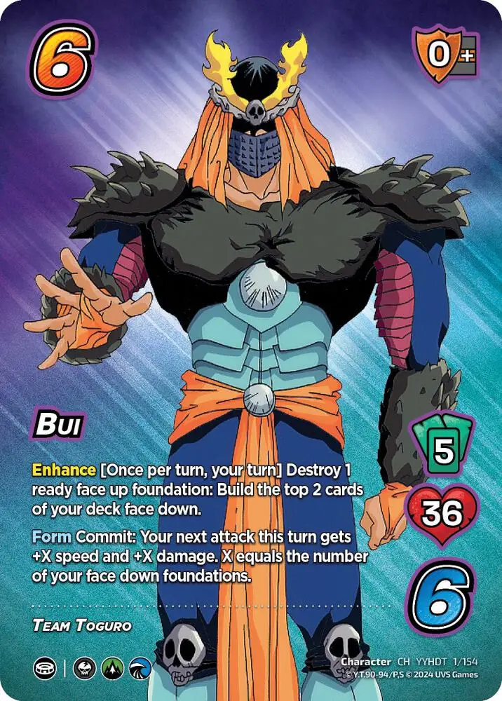 Bui card front