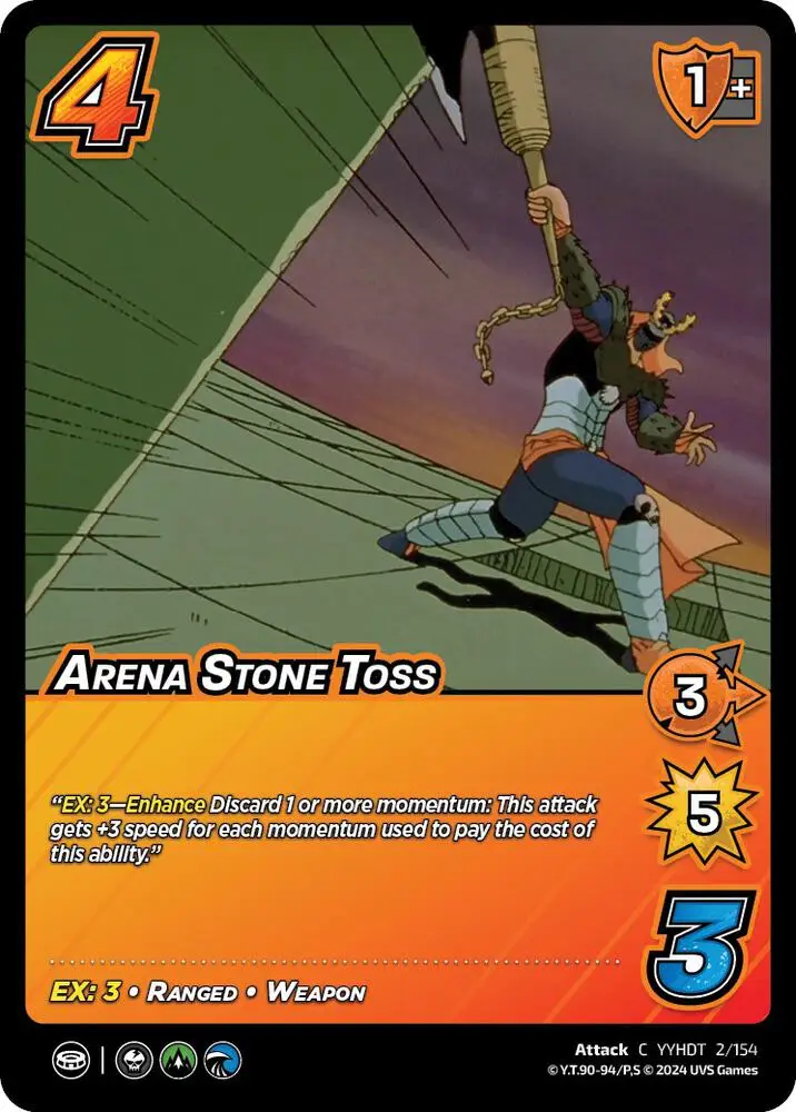 Arena Stone Toss card front