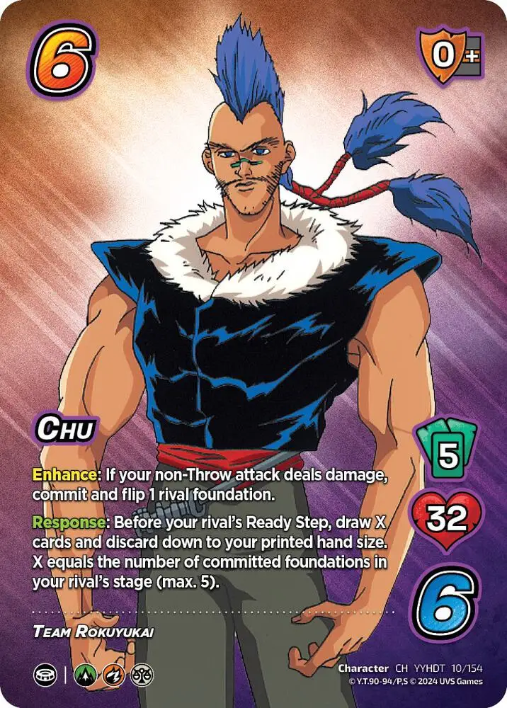 Chu card front