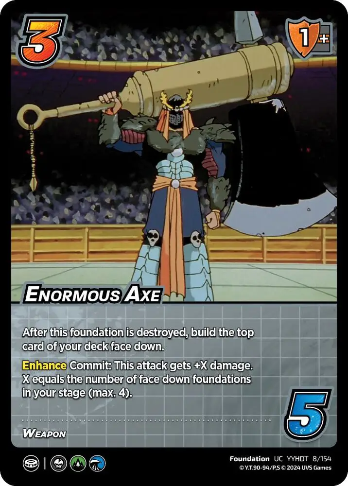 Enormous Axe card front