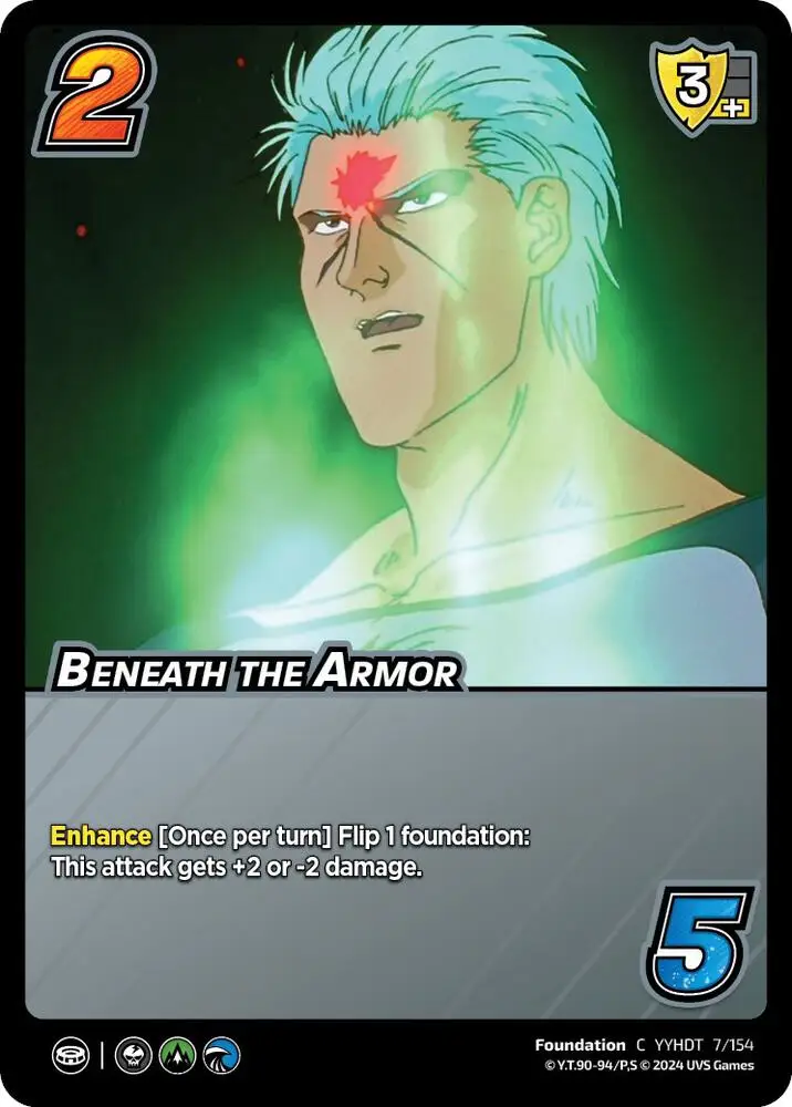 Beneath the Armor card front