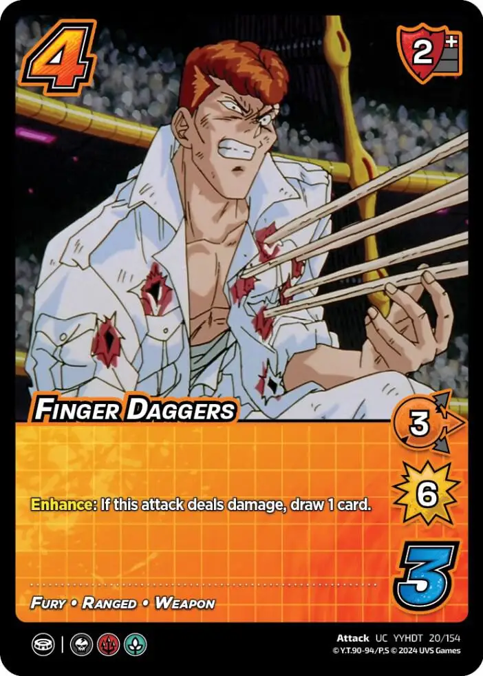 Finger Daggers card front