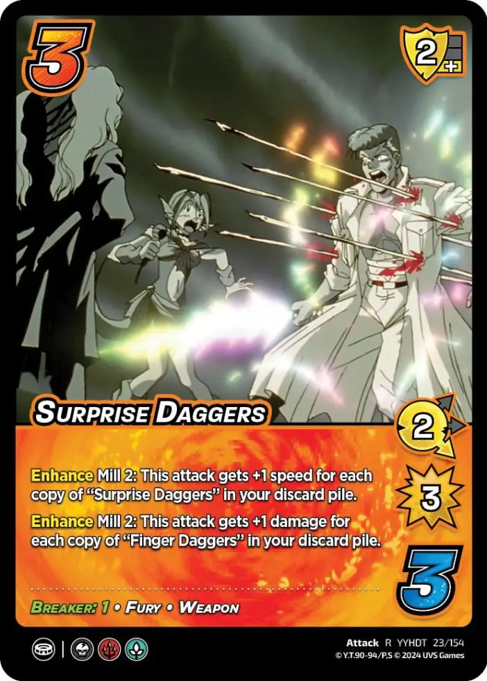 Surprise Daggers card front