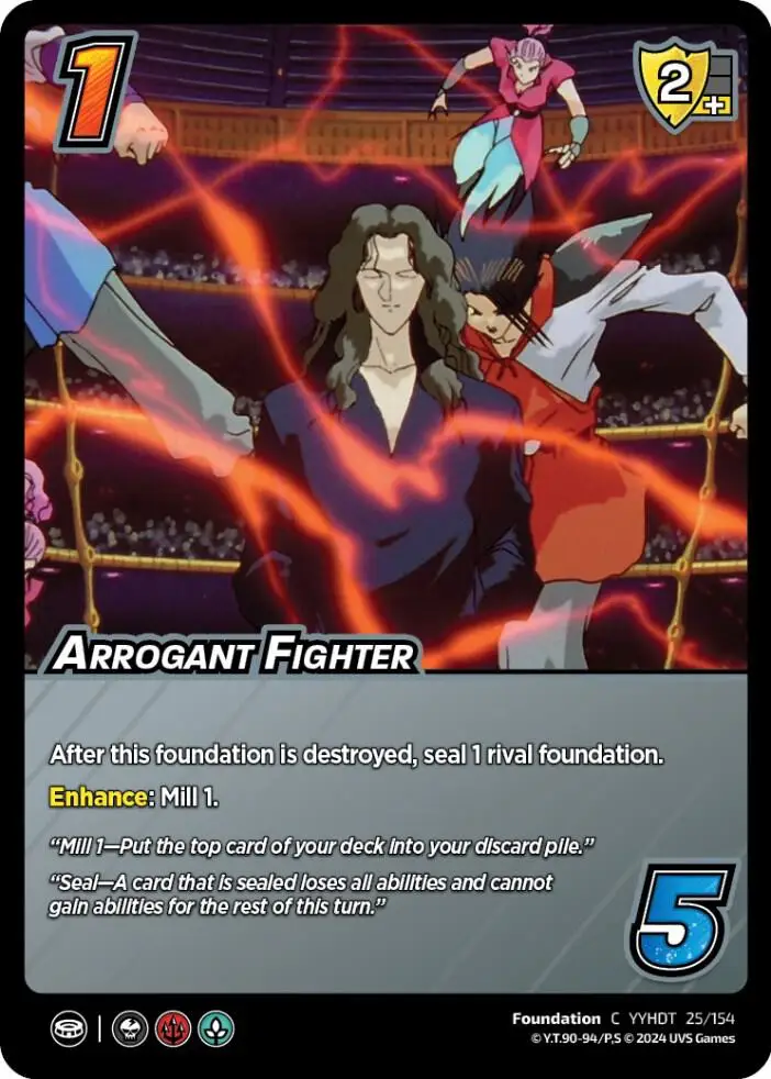 Arrogant Fighter card front