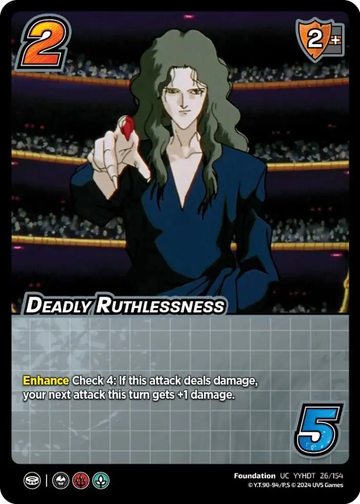 Deadly Ruthlessness card front