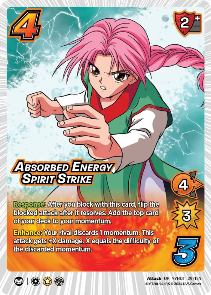 Absorbed Energy Spirit Strike card front