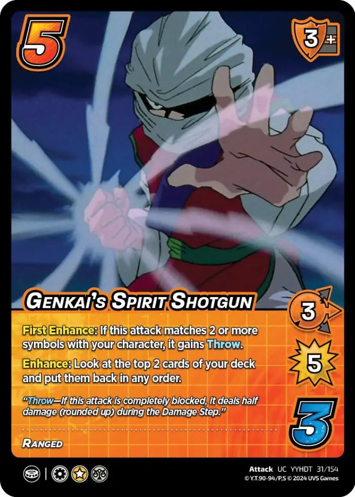 Genkai's Spirit Shotgun card front