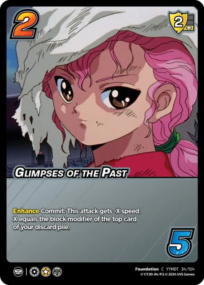 Glimpses of the Past card front