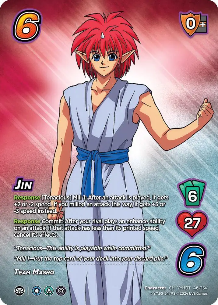 Jin card front