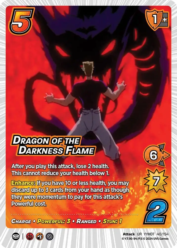Dragon of the Darkness Flame card front