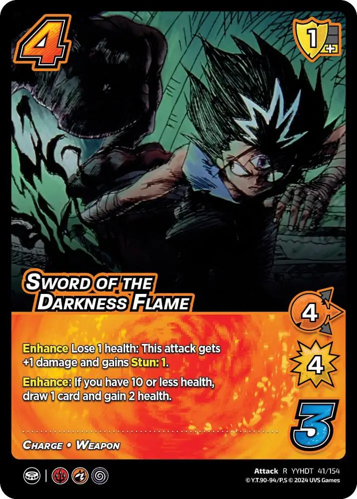 Sword of the Darkness Flame card front