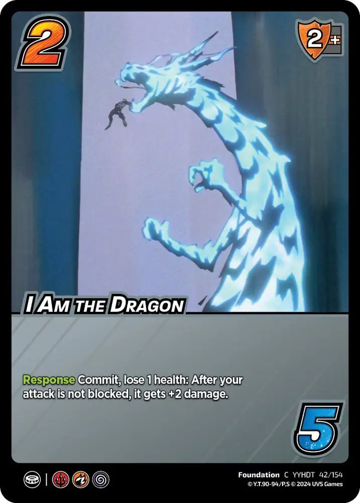 I Am the Dragon card front