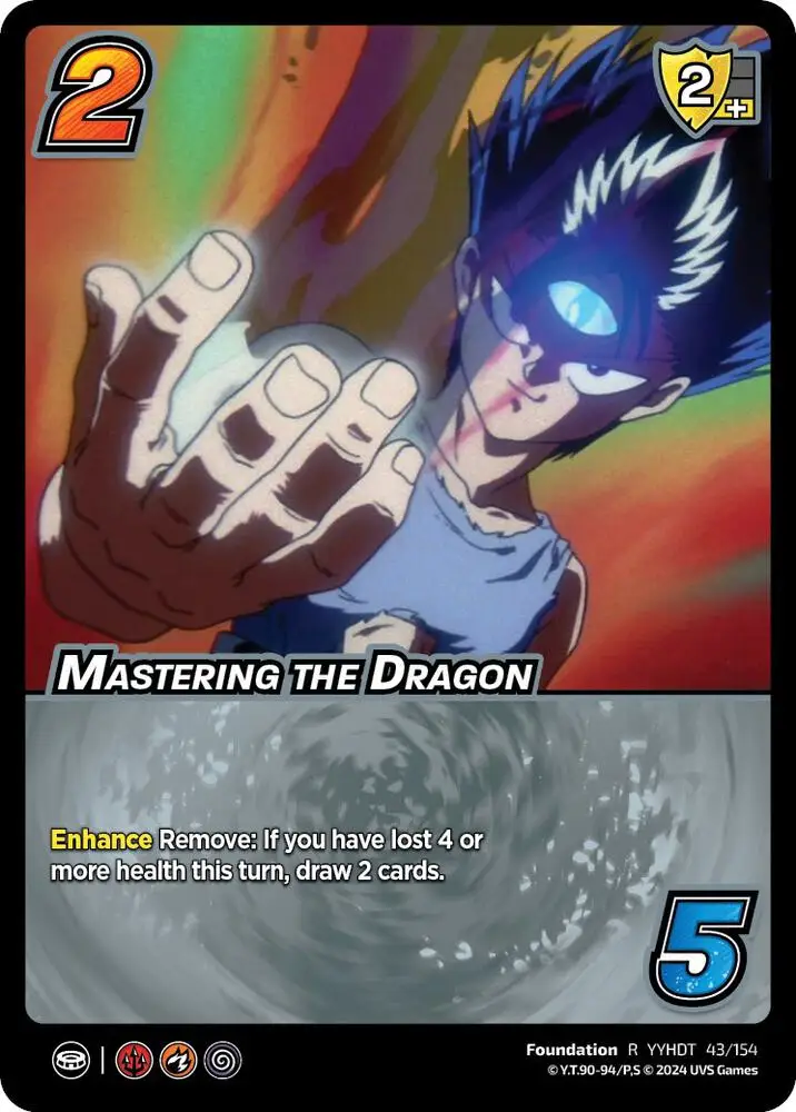 Mastering the Dragon card front