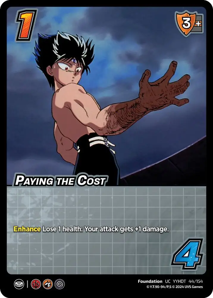 Paying the Cost card front