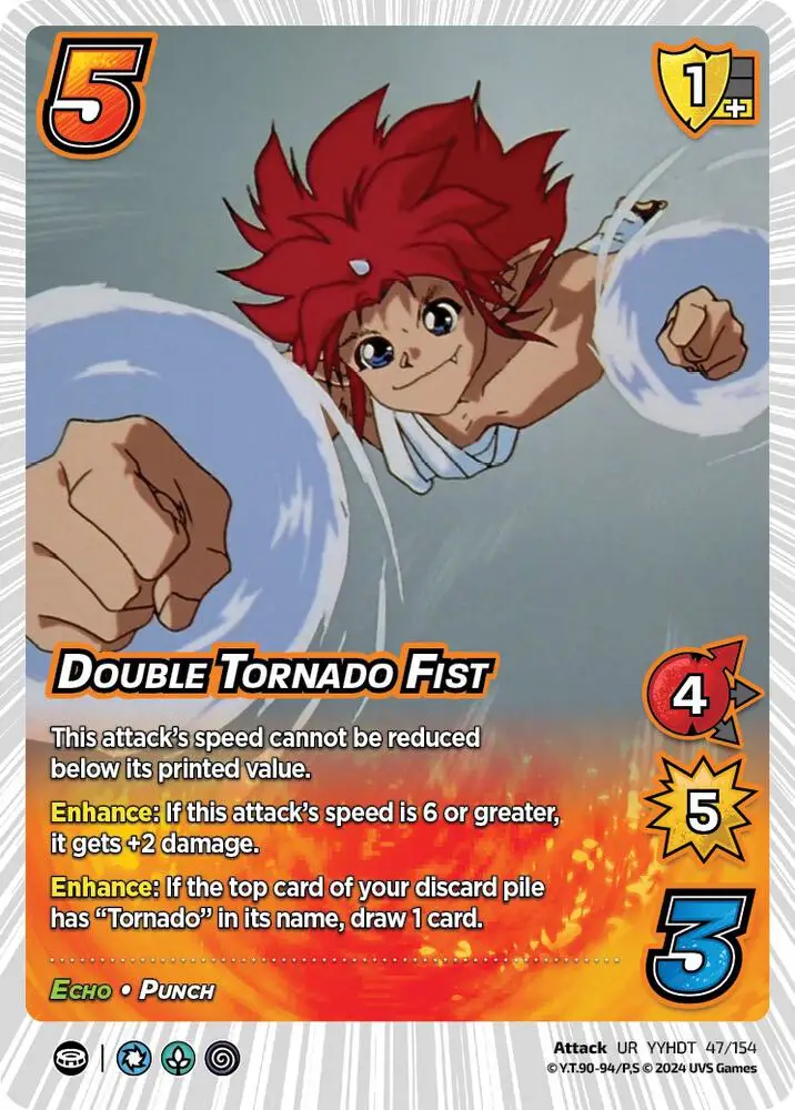 Double Tornado Fist card front