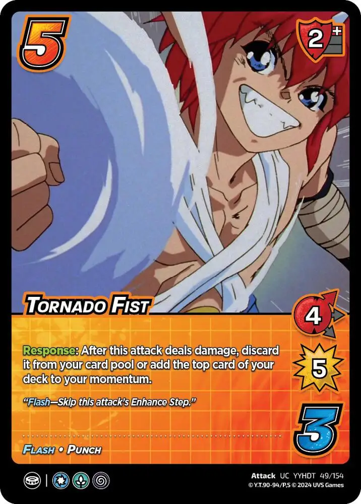 Tornado Fist card front