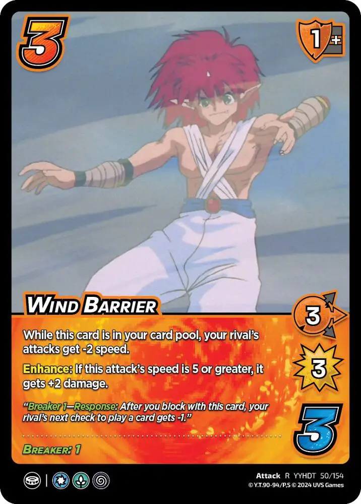 Wind Barrier card front