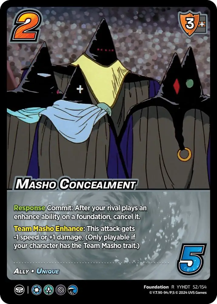 Masho Concealment card front