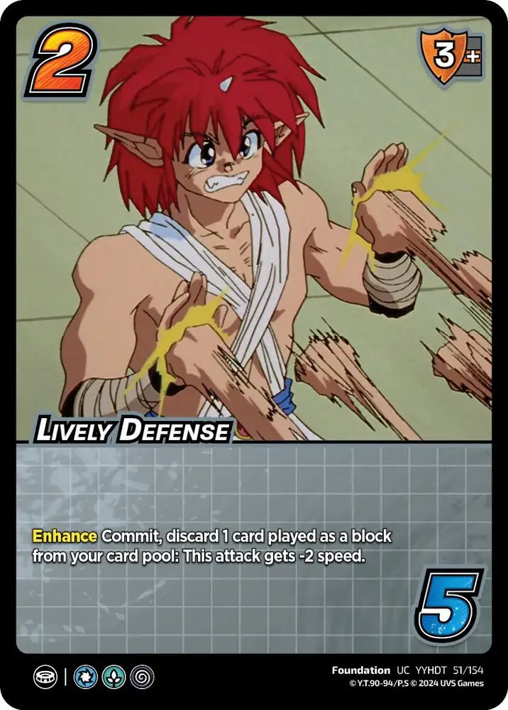 Lively Defense card front