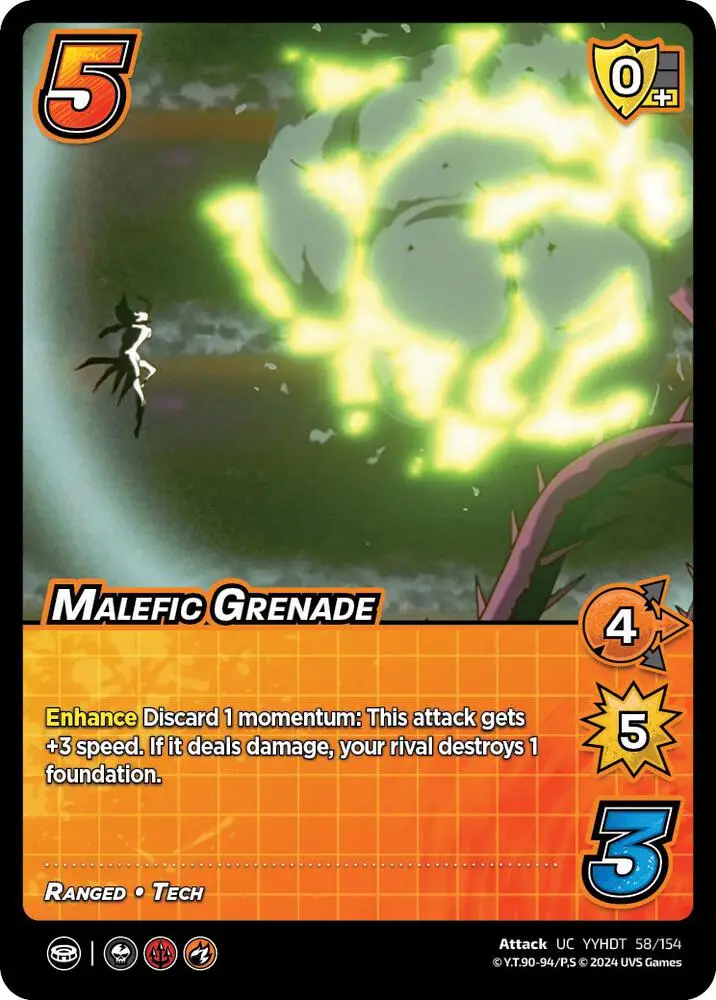 Malefic Grenade card front