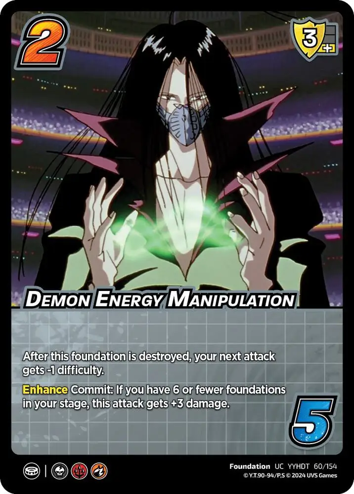 Demon Energy Manipulation card front