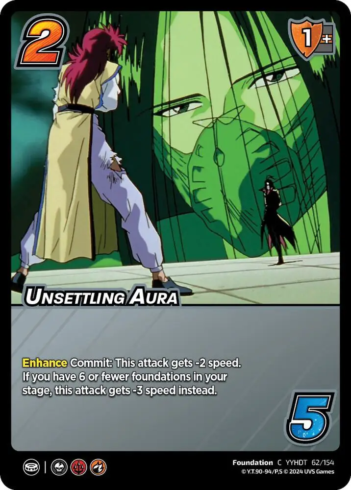 Unsettling Aura card front