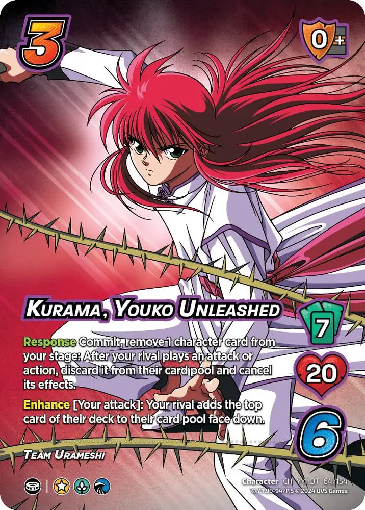 Kurama, Youko Unleashed card front