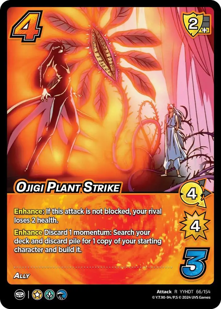Ojigi Plant Strike card front