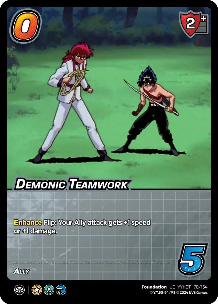 Demonic Teamwork card front