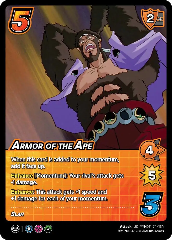 Armor of the Ape card front