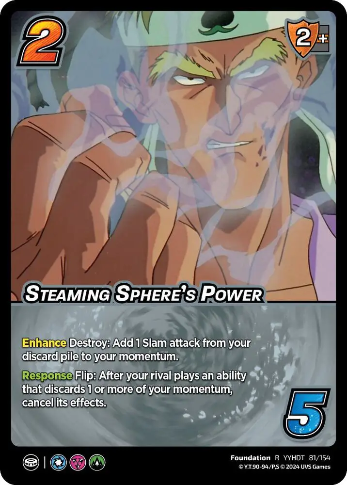 Steaming Sphere's Power card front