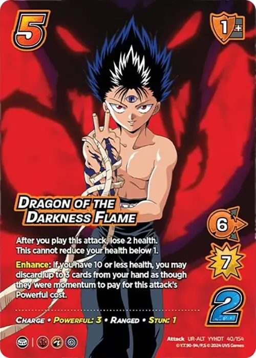 Dragon of the Darkness Flame (Alternate Art) card front